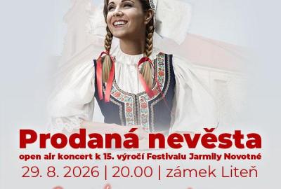 29.8.2026 - Hvězdně obsazená Prodaná nevěsta na zámku Liteň