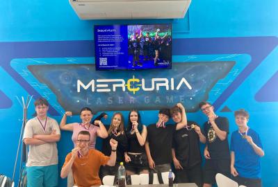 Třída 9.B vyrazila na Laser game do Prahy