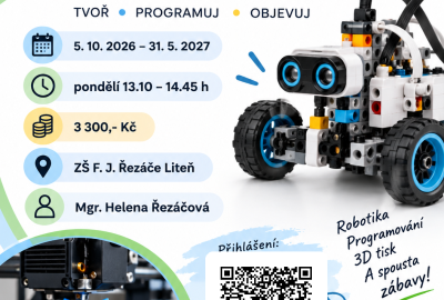 Kroužek robotiky a 3D tisku