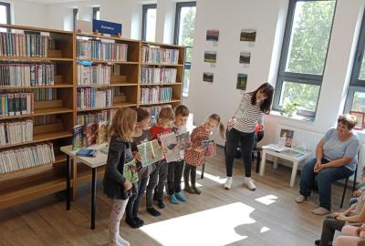 Putování s dráčkem Smrčkem - interaktivní program v místní knihovně