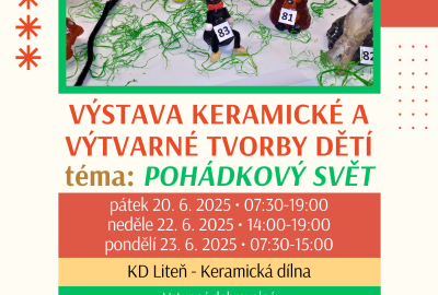 Výstava výtvarných prací a keramiky