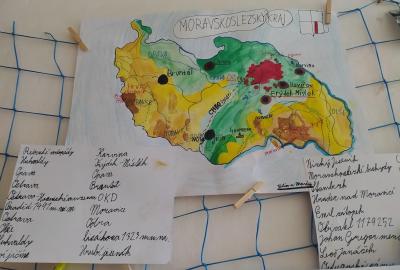 VLASTIVĚDA – ZEMĚPISNÁ ČÁST – KRAJE ČR A JEJICH CHARAKTERISTIKA – NÁSTĚNNÉ TABULE