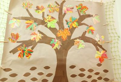 Naše listopadové tvoření