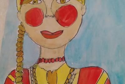 Masopustní téma na Výtvarné výchově