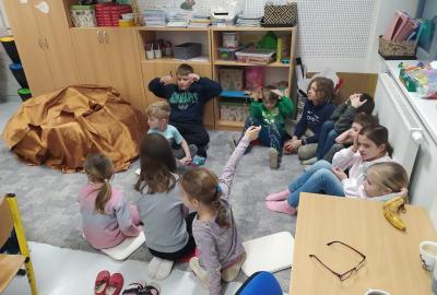 Eskymácká lekce - čtenářská lekce 1.B + 5.A